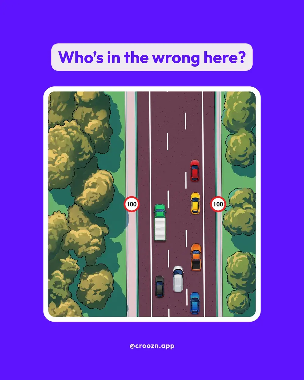 A Croozn social post: who&rsquo;s in the wrong here?