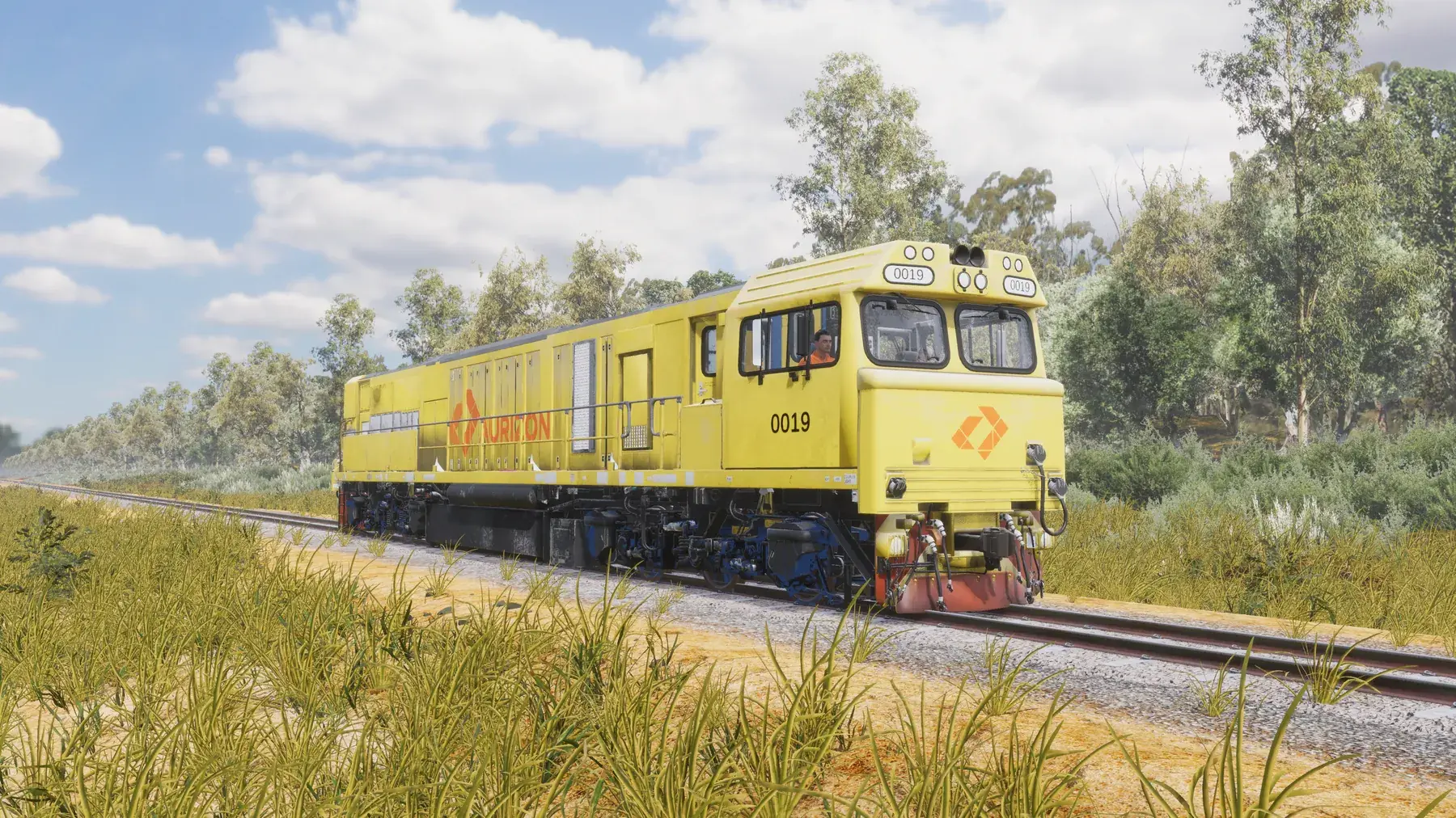 An Aurizon locomotive in microVerse