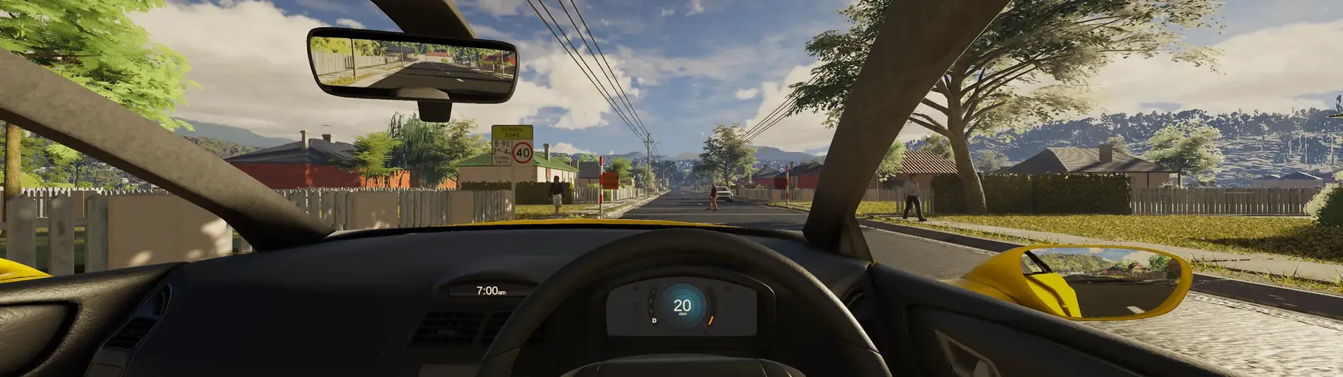 A distraction scenario from the driver&rsquo;s seat