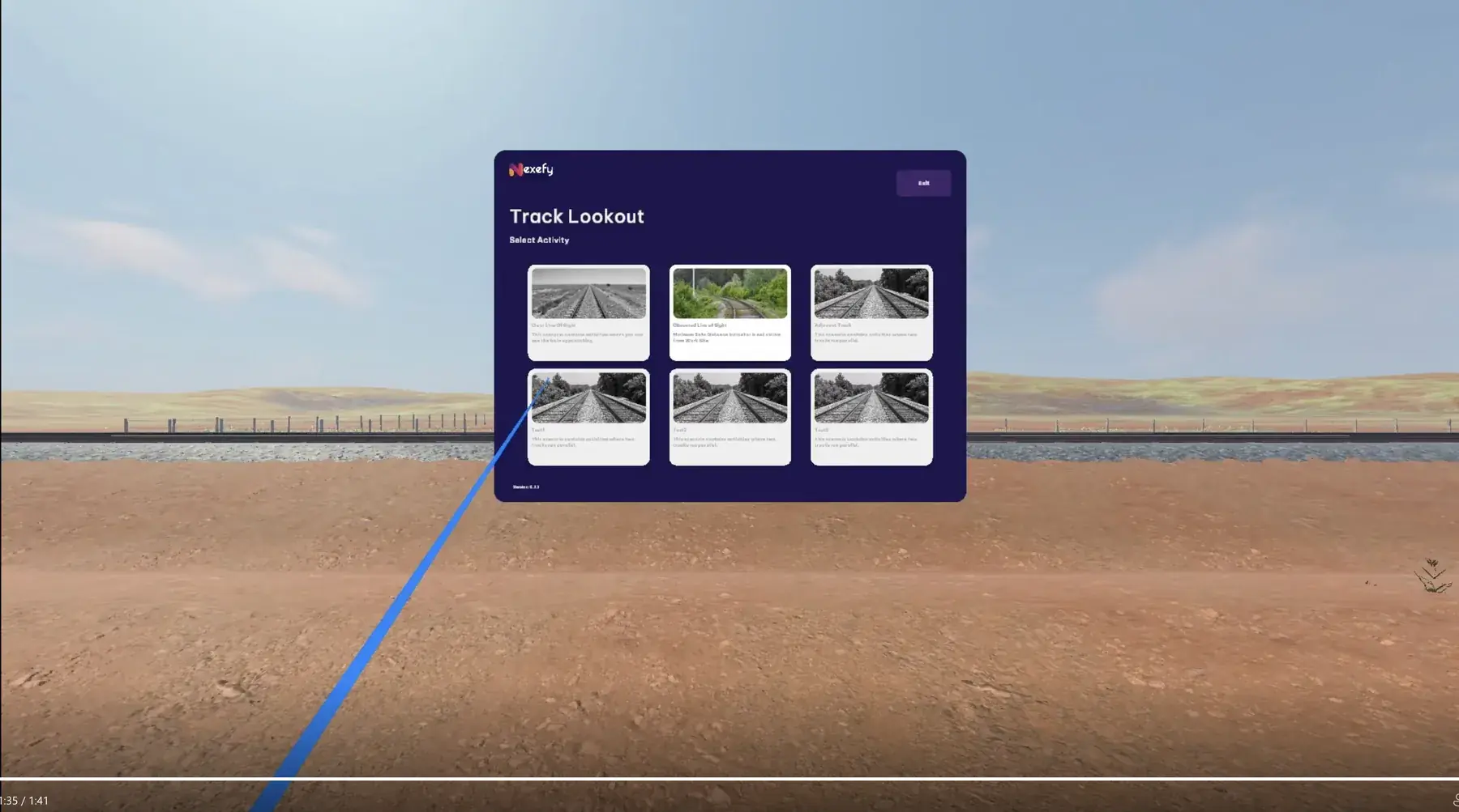Choosing a Track Lookout activity